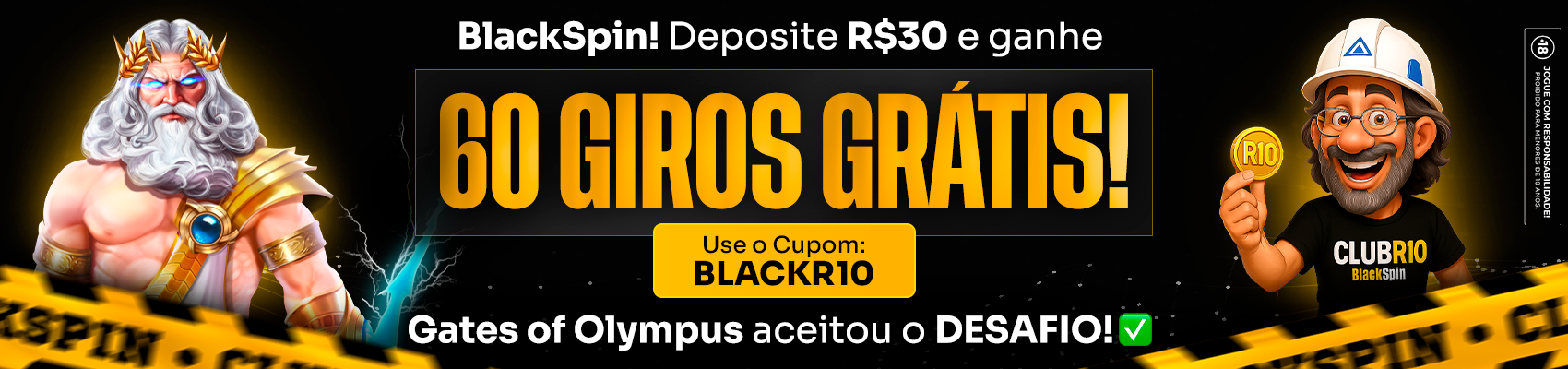 Tudo gira junto na BlackSpin!