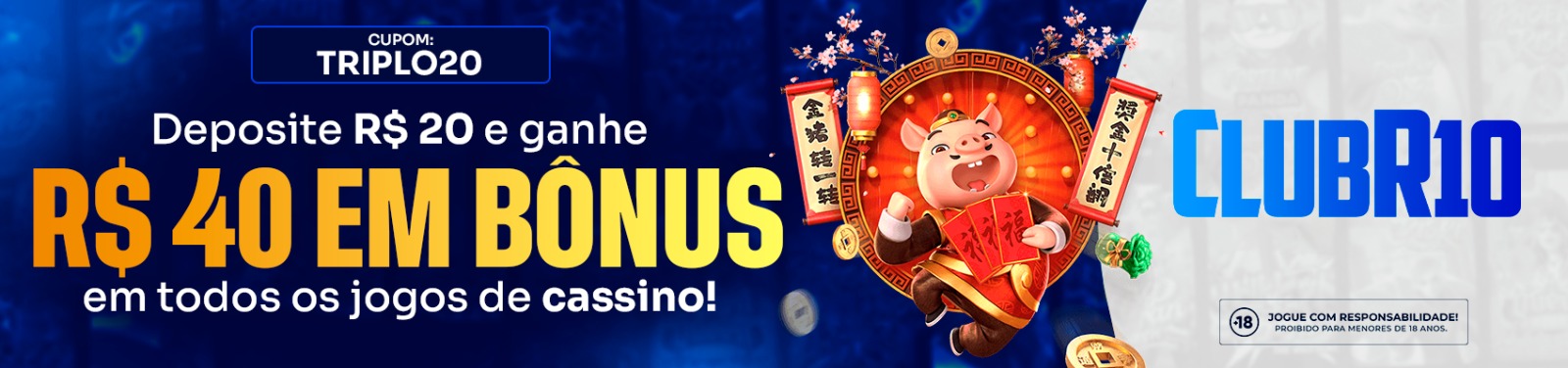 O bônus que triplica sua diversão no ClubR10.